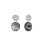 Срібні сережки SPARK Candito зі Swarovski