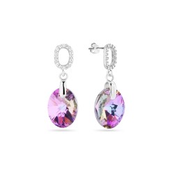 Серебряные серьги SPARK Ribes Rubrum со Swarovski