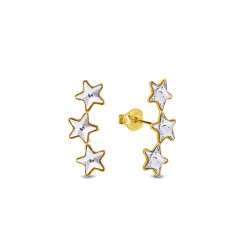 Срібні сережки SPARK Constellation зі Swarovski