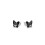 Срібні сережки SPARK Butterfly 8 мм зі Swarovski