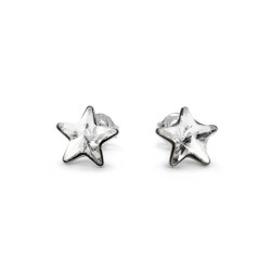 Серебряные серьги SPARK Star 10 мм со Swarovski