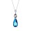 Срібний кулон SPARK Double Teardrop зі Swarovski