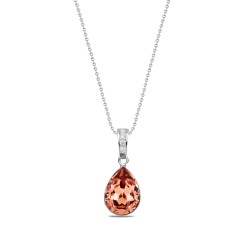 Срібний кулон SPARK Classy Pear зі Swarovski