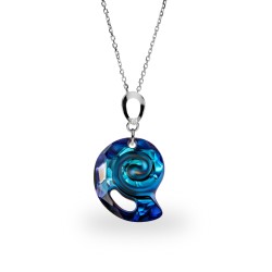 Срібний кулон SPARK Sea Snail зі Swarovski