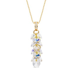 Серебряный кулон c цепочкой SPARK Frou-Frou со Swarovski