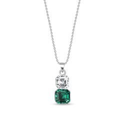 Серебряный кулон SPARK Imperial Duo с кристаллами Swarovski