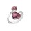 Серебряное кольцо SPARK Heart со Swarovski