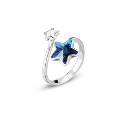 Серебряное кольцо SPARK Star со Swarovski